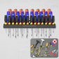 UNITEDPOWER Screwdriver Holder, Wall Mount Storage Rack Organizer for Workshop, Shed, Garage, Home, Stores up to 32 Screwdrivers or Small Tools UNITEDPOWER