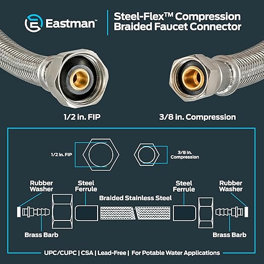 Angle Valve 20 inces complete Stainless Steel - EZF033N MEGA