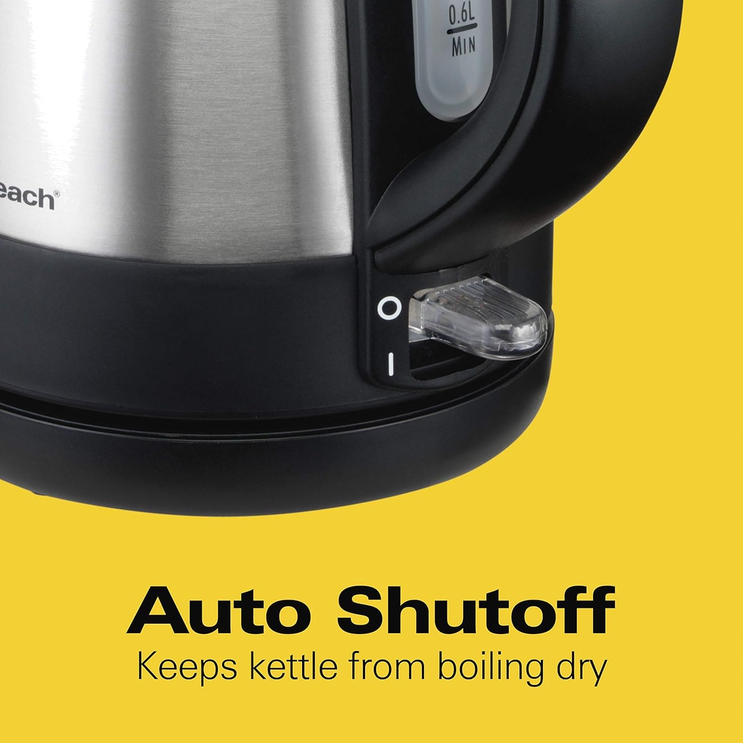 HAMILTON BEACH 40998 1.0L ELECTIC KETTLE STAINLESS STEEL - HMTNBK18 Pie's Variety Store