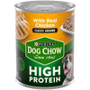 Purina Dog Chow High Protein Beef Classic Ground Canned Dog Food - 01780018349