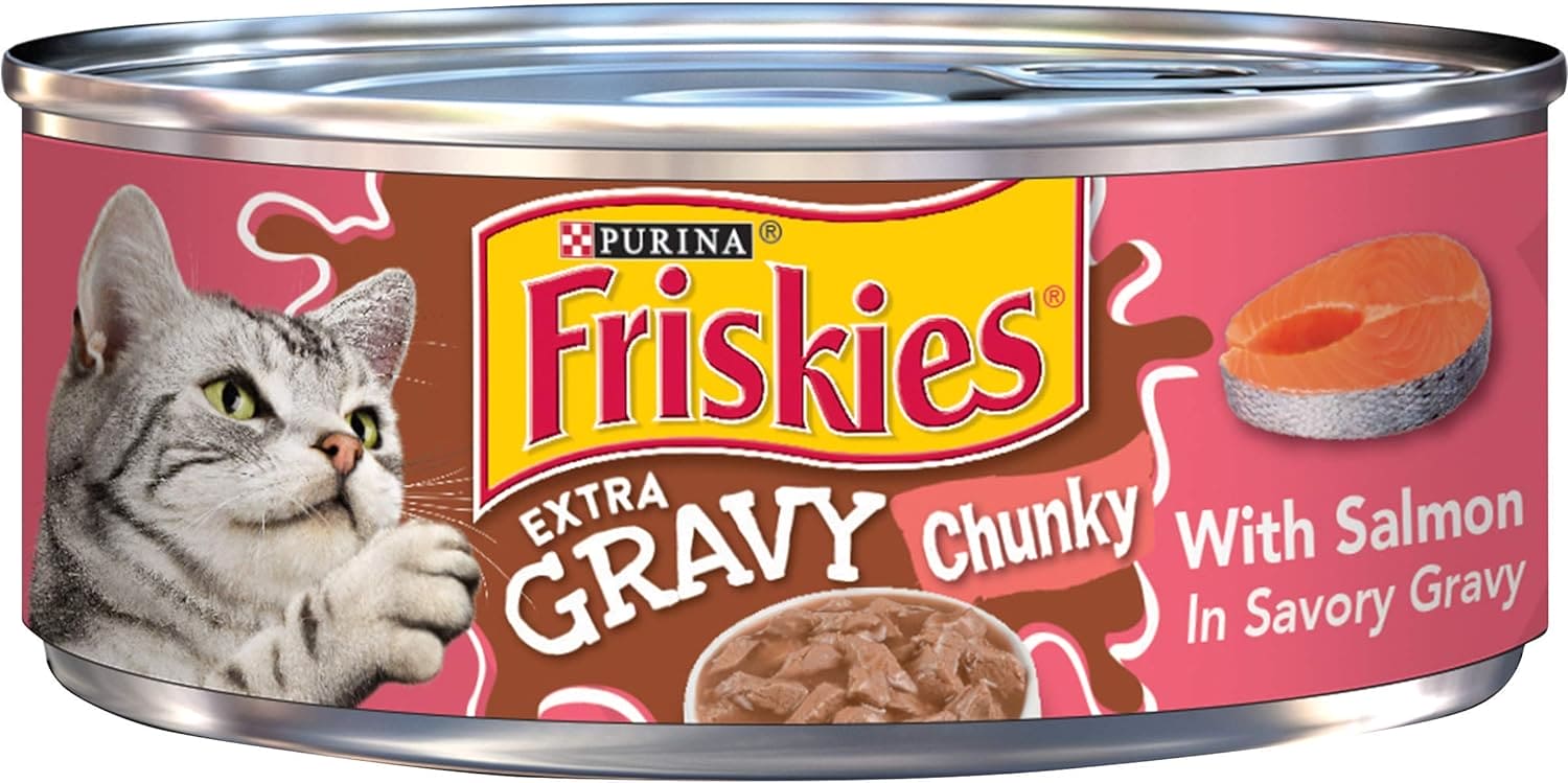 Purina Friskies Meaty Bits Beef With Gravy Cat Food 5.5oz - 05000042314 Pie's Variety Store