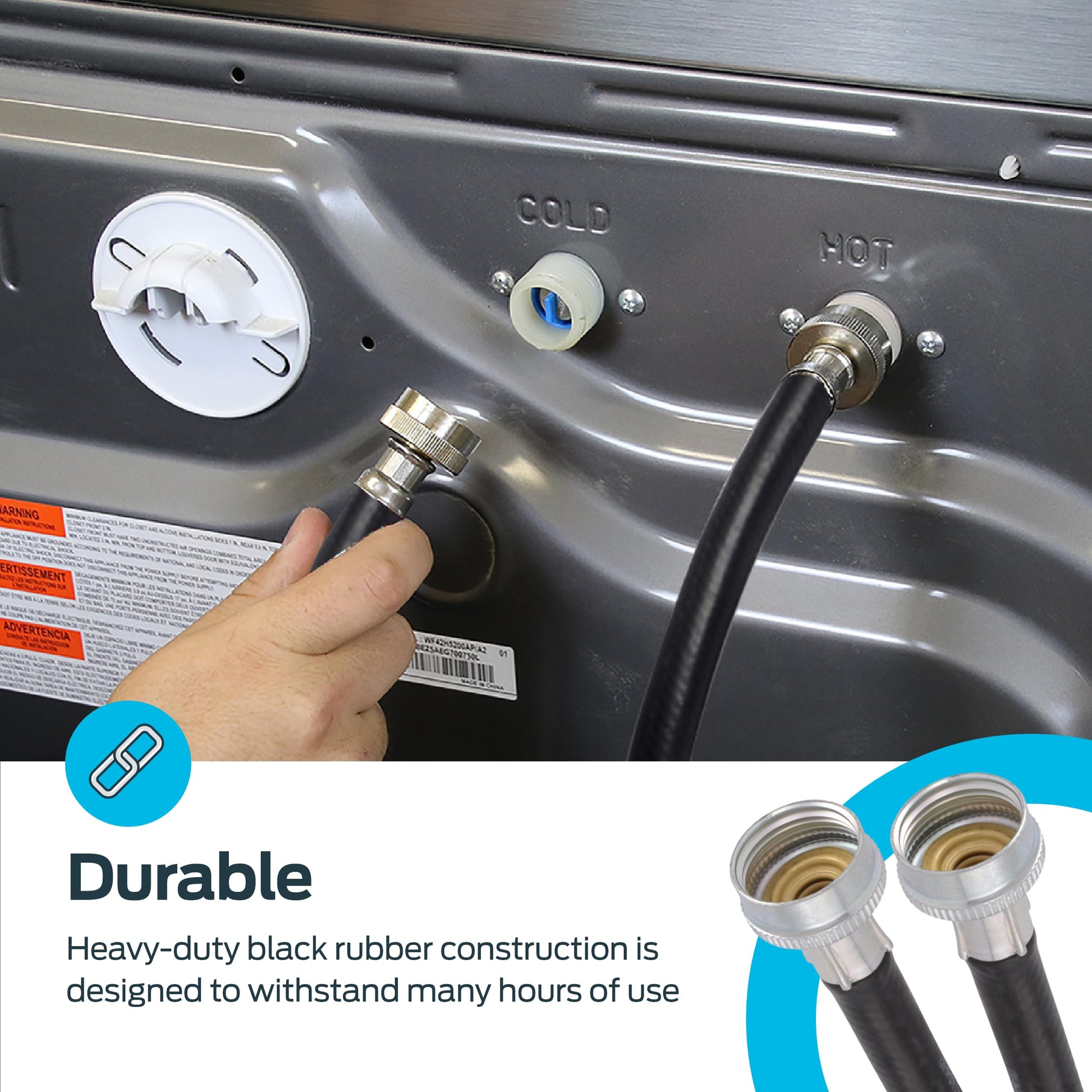 Eastman Rubber Washing Machine Fill Hose -60323N MEGA