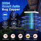 Bug Zapper Outdoor, Mosquito Zapper 2 in 1 Portable & Rechargeable Bug Zapper Outdoor with 4000mAh Battery & LED Night Light, 4000V Electric Fly Zapper for Outside,Patio,Backyard,Garden KOOSA