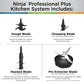 Ninja BN801 Professional Plus Kitchen System, 1400 WP, 5 Functions for Smoothies, Chopping, Dough & More with Auto IQ, 72-oz.* Blender Pitcher, 64-oz. Processor Bowl, (2) 24-oz. To-Go Cups, Grey Ninja