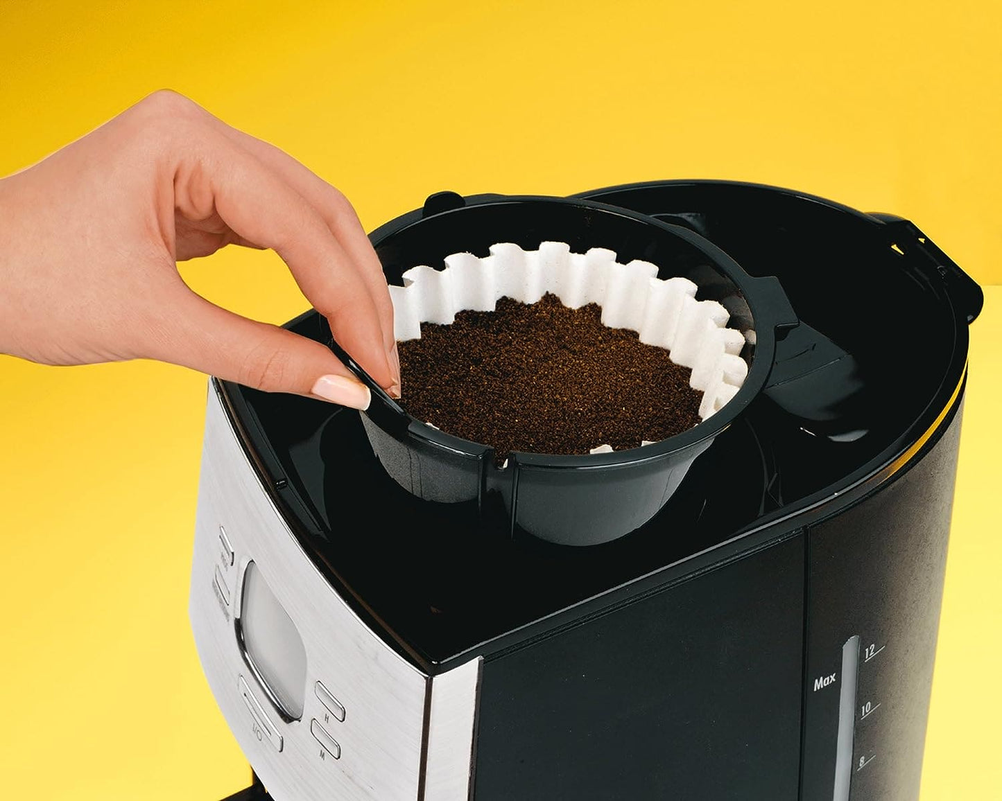 Hamilton Beach 12-Cup Programmable Ensemble Coffee Maker- Make consistently fresh, flavorful coffee whether you're brewing a few cups or serving a large group. Attractive, functional and easy to clean, helps you serve great coffee  - 43254R Argos Distributors