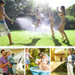 100 FT Expandable Garden Hose -with 10 Patterns Nozzle, No Kink Lightweight Flexible Hose with 3/4" Solid Fittings and 4-Layer Latex Core - 100 ft Retractable Stretch Car Washing Pipe Artistan