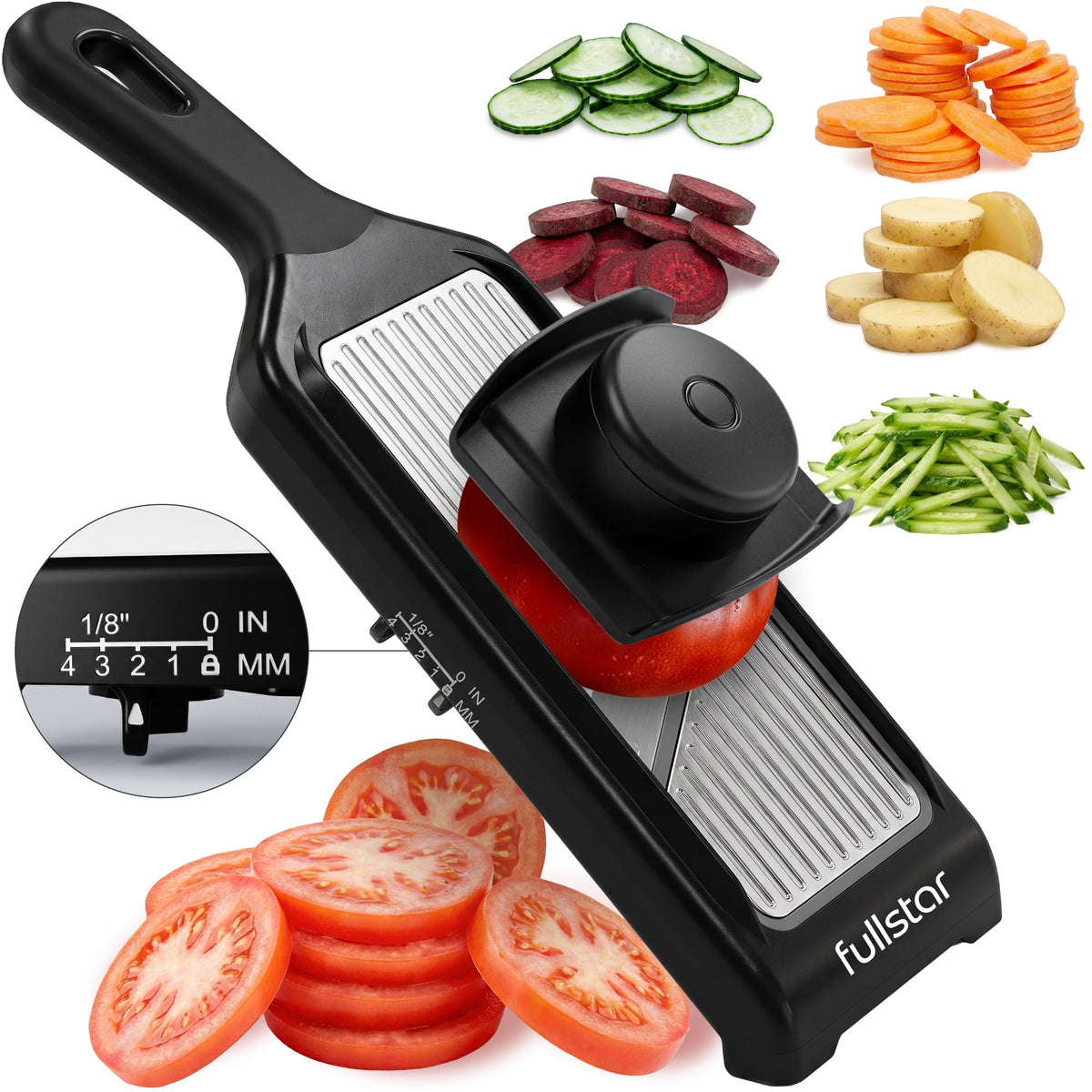 Fullstar - Handheld Mandoline Vegetable Slicer & Julienne Cutter fullstar
