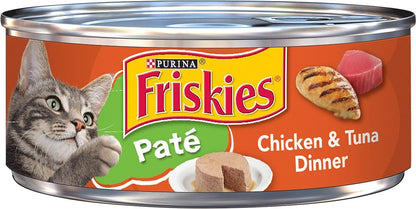 FRISKIES WET CAT FOOD CHICKEN & TUNA DINNER 5.5OZ - FCFCNTD Pie's Variety Store