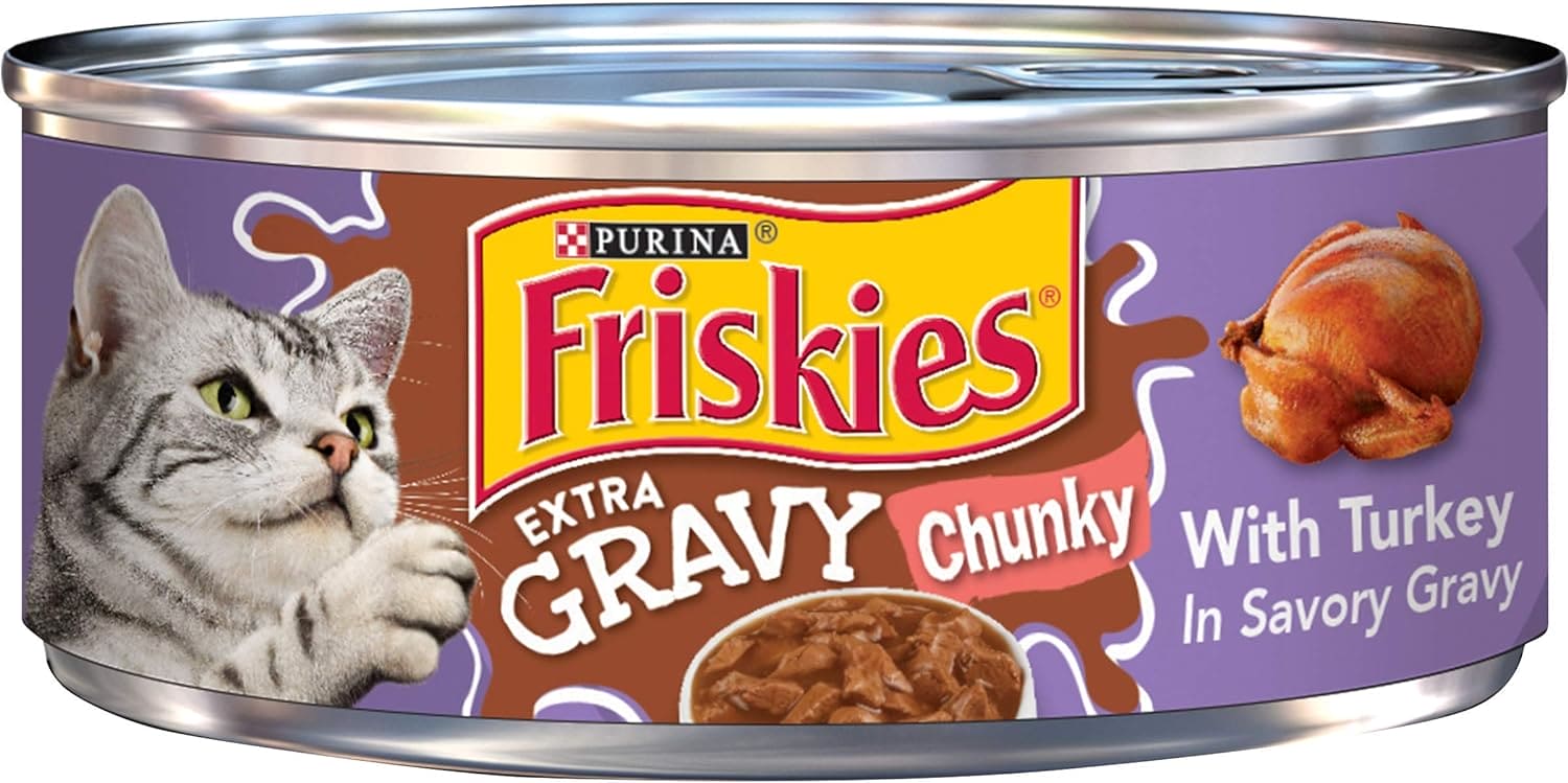 Purina Friskies Meaty Bits Beef With Gravy Cat Food 5.5oz - 05000042314 Pie's Variety Store