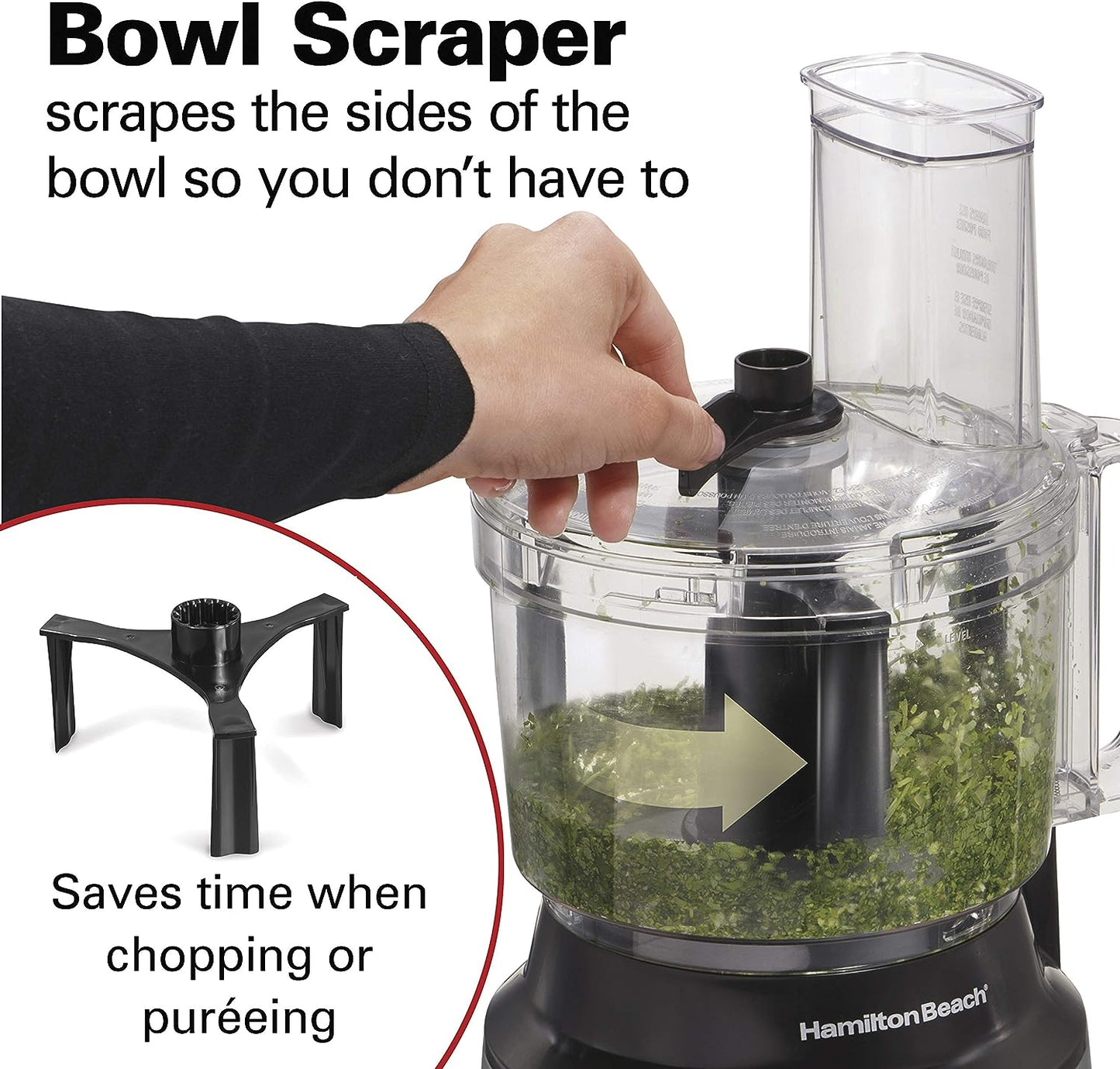 HAMILTON BEACH 70730 FOOD PROCESSOR 10 CUP - HTBQM70730 Pie's Variety Store