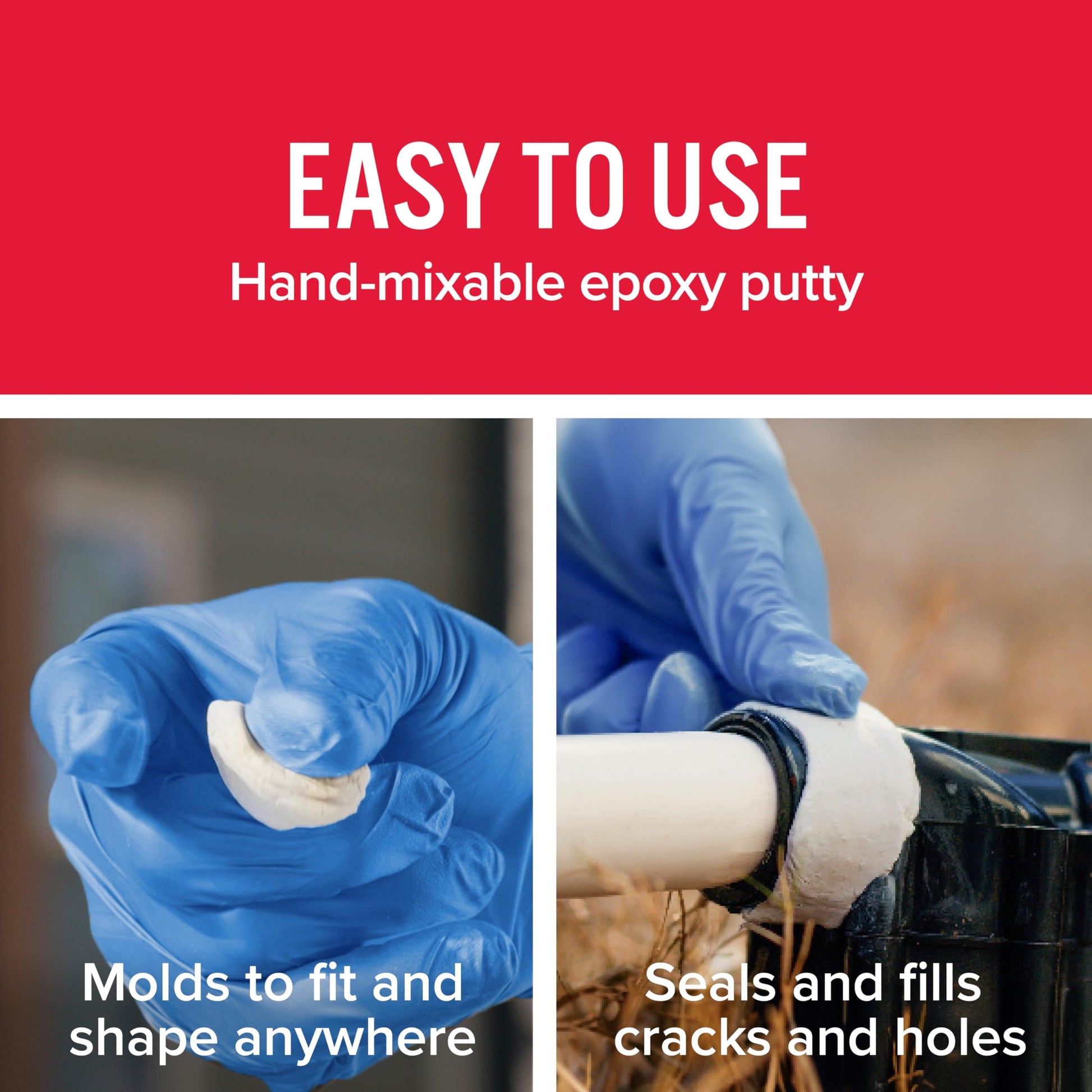 J-B Weld 8277 WaterWeld Epoxy Putty Stick - 2 oz., Off White MEGA