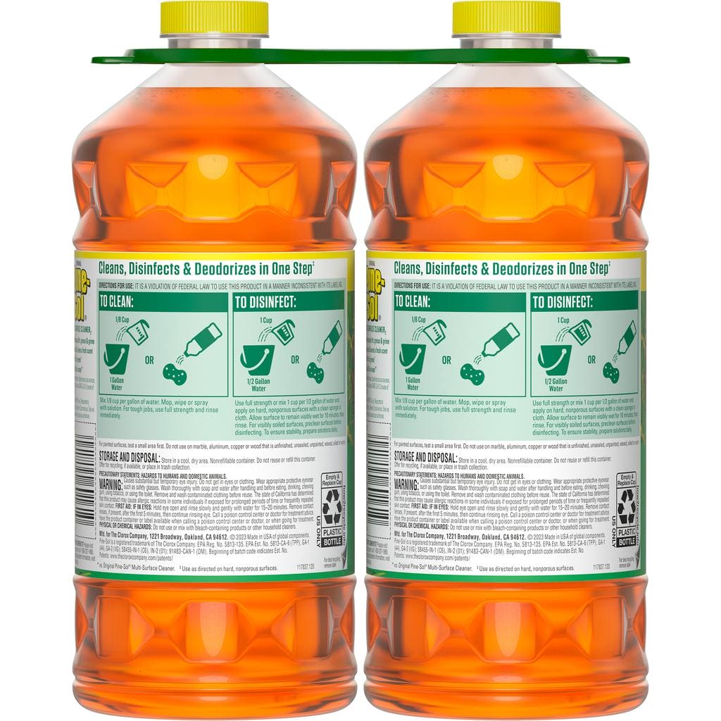 Pine Sol Multisurface Cleaner 2 Units / 1.77 L / 60 oz.Keep all your home surfaces clean, fresh and shiny with this pine-scented multisurface cleaner that will provide a clean sensation and a pleasant aroma at home.-475334 EBUYSTT