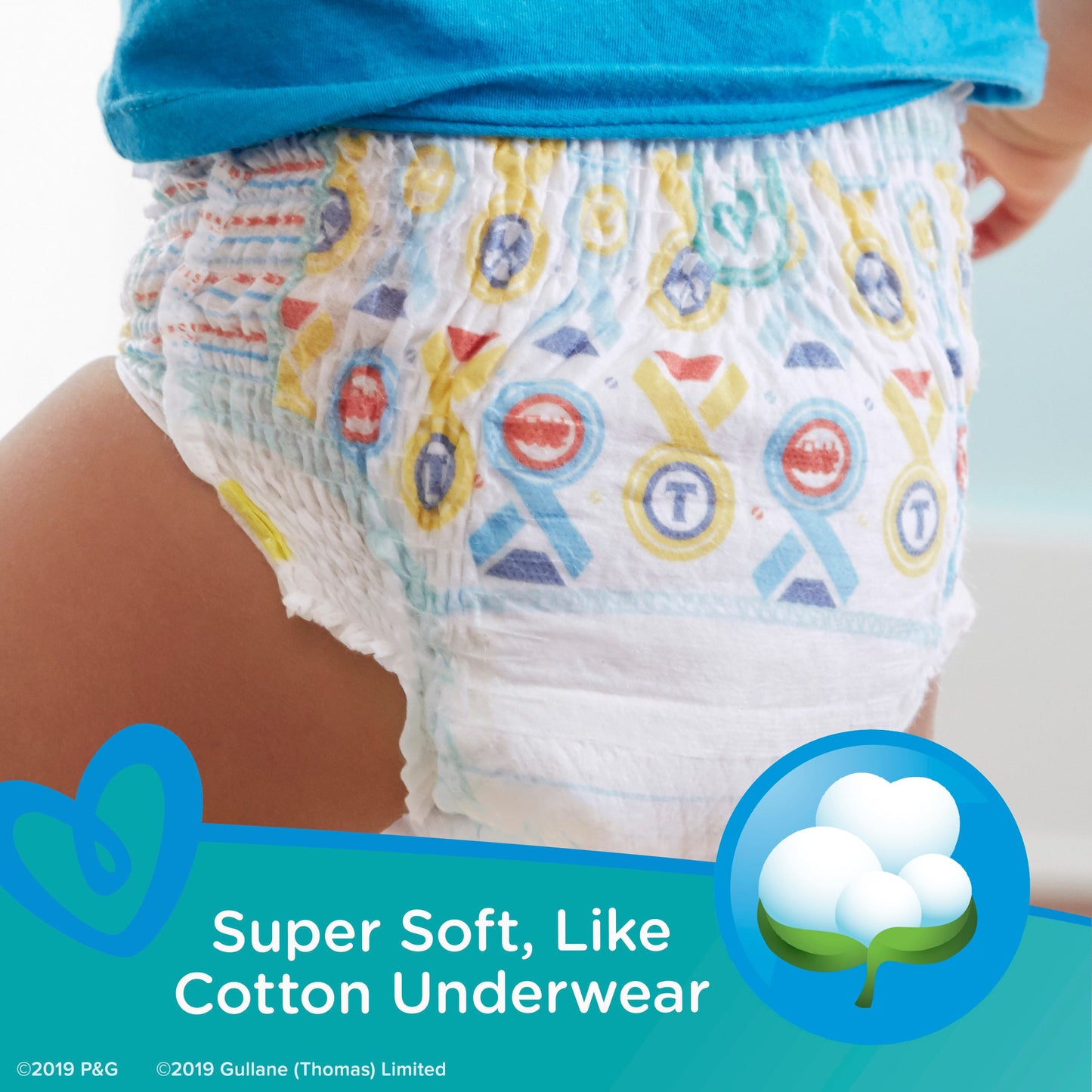PAMPERS BABY EASY UP 2T3T SUPERBOY 74CT - PBEU2T3TSB Pie's Variety Store