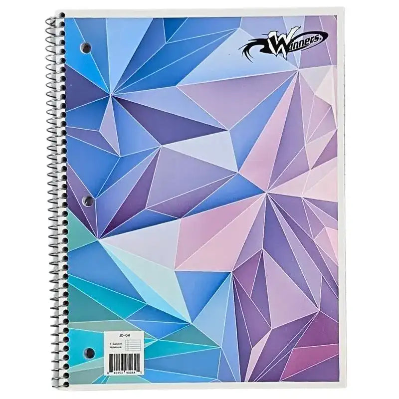Winners 1 Subject Spiral Notebook, Assorted Colours - 84045390061 Pie's Variety Store