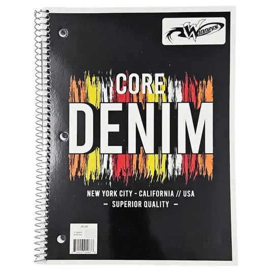 Winners 1 Subject Spiral Notebook, Assorted Colours - 84045390061 Pie's Variety Store
