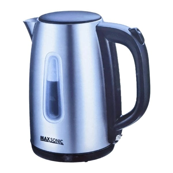 MAXSONIC ELITE STAINLESS STEEL ELECTRIC KETTLE 1.7L - MXSNEK17 EBUYSTT