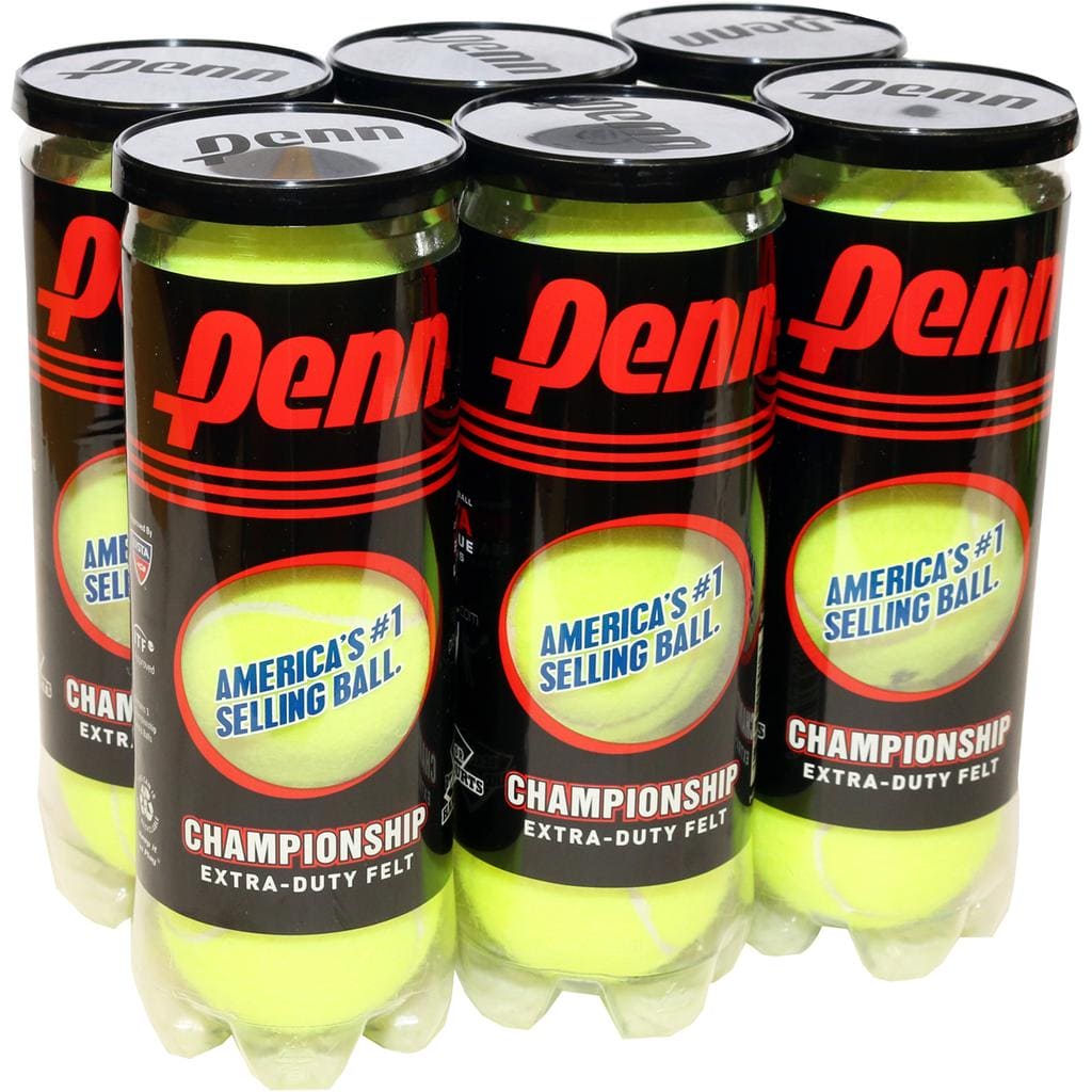 Penn Tennis Balls 6 Pack / 18 Units. You can start playing or practicing every day with this set of tennis balls, 6 packs each with 3 balls. -521027 EBUYSTT