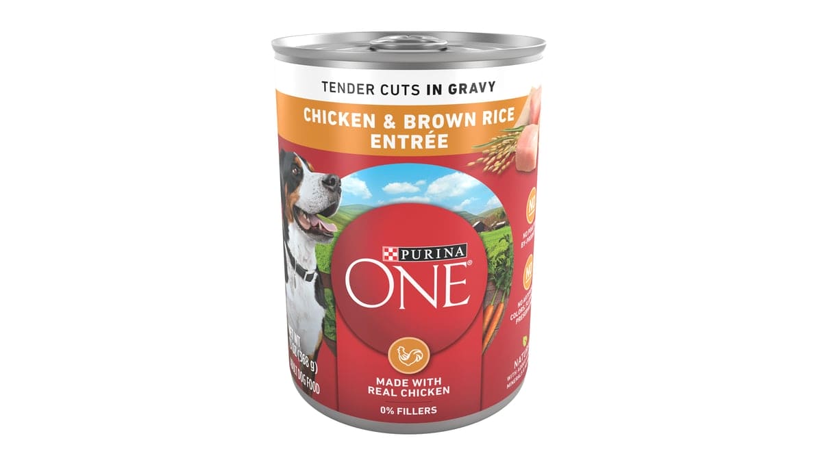 Purina ONE Beef And Barley Entrée, Tender Cuts In Gravy (13oz) - 01780014309 Pie's Variety Store