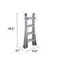 Cosco Articulating Multi Position Ladder 5.4 m / 18´. &nbsp;Ideal for your work inside and outside the home.-405139 EBUYSTT
