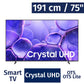 Samsung 191 cm / 75" Inch Tizen 4K Crystal UHD Smart TV UN75U8000FFXZA-498248 ebuystt