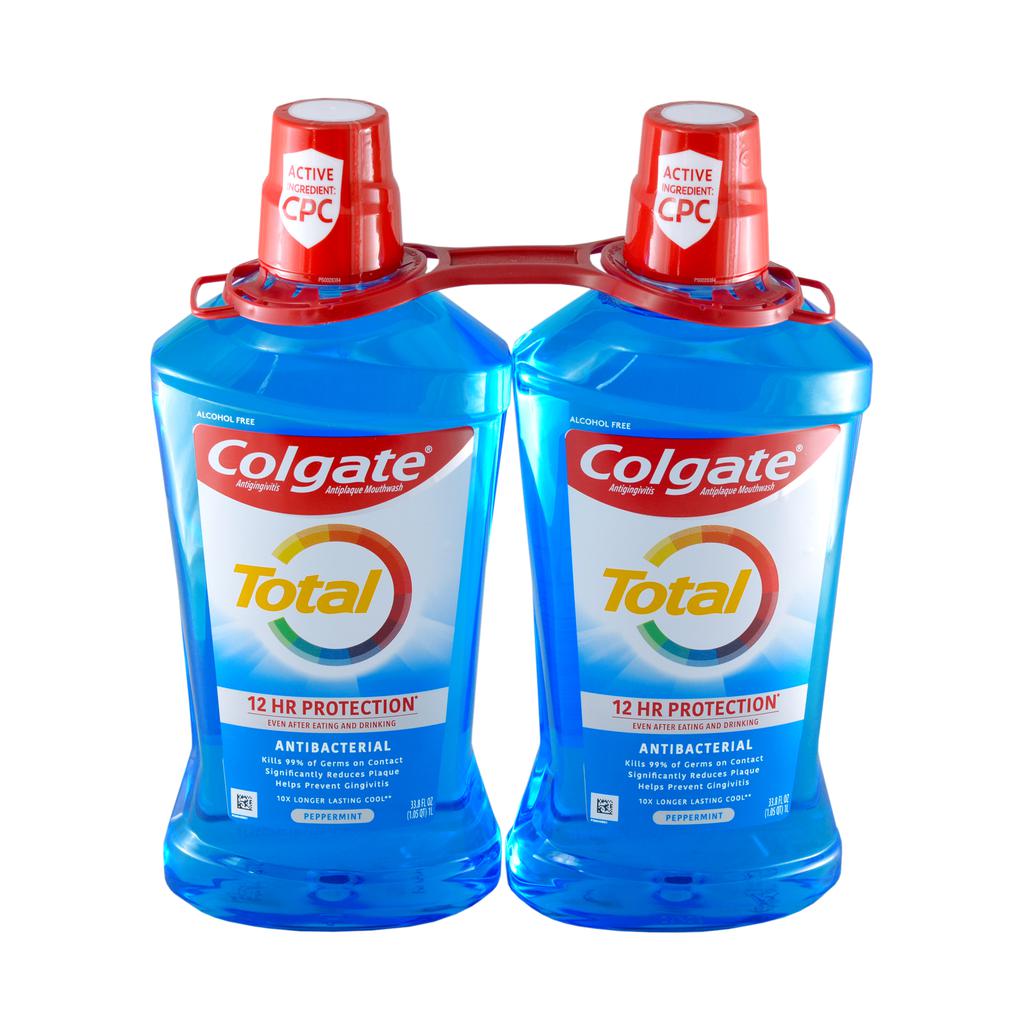 Colgate Total Advanced Pro-Shield Mouthwash, Peppermint, 2 Units / 1 L 383848 Ebuystt