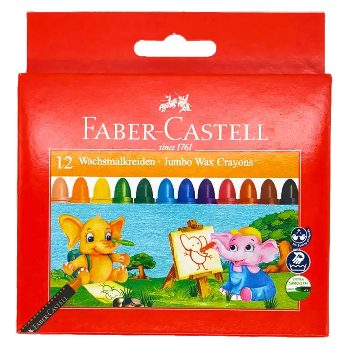 Faber Castell Crayons 12 Pack - 8901180243121 Pie's Variety Store