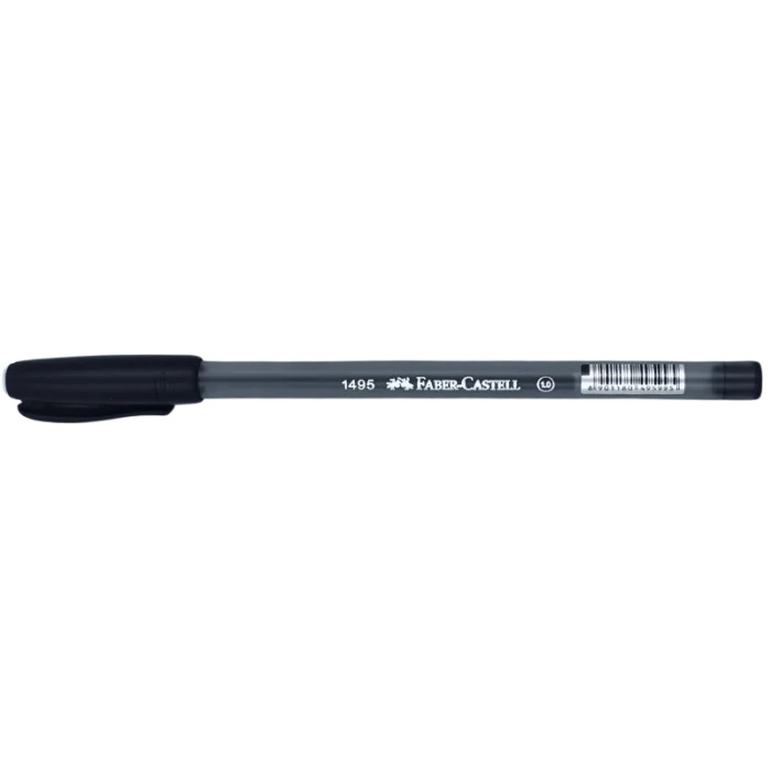 Faber-Castell, Ballpoint Pen, Black, 1.0mm - 8901180495995 Pie's Variety Store
