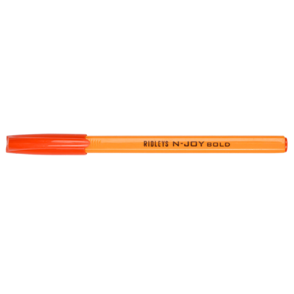 Ridleys, Ballpoint Pen, N-Joy Bold, Assorted Colours - 8906079961537 Pie's Variety Store