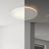 Feit Electric Round LED Flat Ceiling Panel with Night Light and White Tone Selection. This innovative device offers a personalized lighting experience, thanks to its exclusive selectable color temperature. -475229