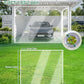 Erfolkerz 6'H x8'W Outdoor Vinyl Curtain 19oz Thicked Clear Tarps, Vinyl Patio Enclosure,Clear Outdoor Curtains Heavy Duty Waterproof Transparent Tarp with Grommets for Patio Gazebo Balcony Pergola Erfolkerz