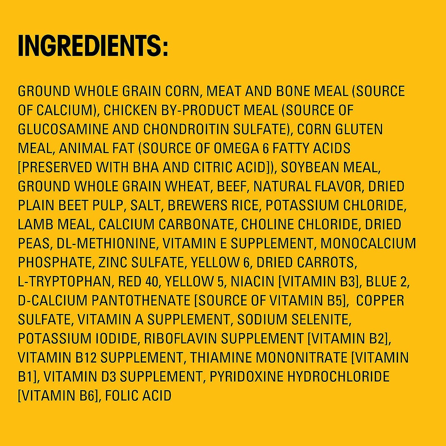 PEDIGREE DRY DOG FOOD HIGH PROTEIN BEEF & LAMB FLAVOR WITH RED MEAT 1.59KG - PCCCS392 Pie's Variety Store