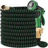 100 FT Expandable Garden Hose -with 10 Patterns Nozzle, No Kink Lightweight Flexible Hose with 3/4