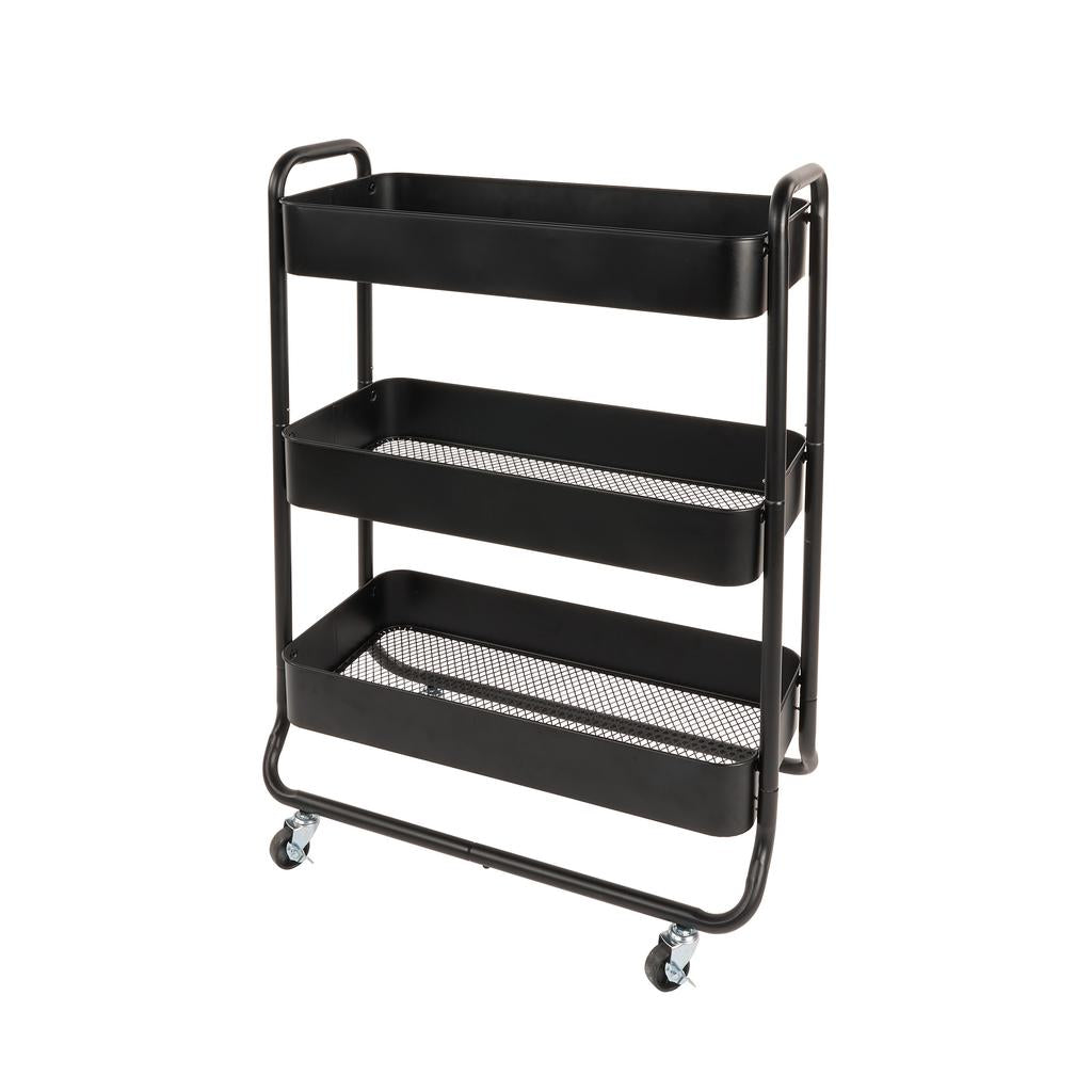 Neatfreak 3-Tier Utility Shelf with 4 Swivel Wheels-496407 ebuystt