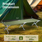 Outvita Folding Camping Cot, Sleeping Bed with Carry Bag, Lightweight Portable Cots for Travel, Fishing, Hiking and Outdoor Activities ebuys