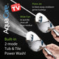 AquaCare High Pressure 8-mode Handheld Shower Head - Anti-clog Nozzles, Built-in Power Wash to Clean Tub, Tile & Pets, Extra Long 6 ft. Stainless Steel Hose, Wall & Overhead Brackets Hotel Spa