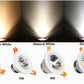 LightingWill 2inch LED Dimmable Downlight, 3W COB Recessed Ceiling Light, Daylight White 5500K-6000K, CRI80, 25W 220LM Halogen Bulbs Equivalent, White (10 Pack) LightingWill