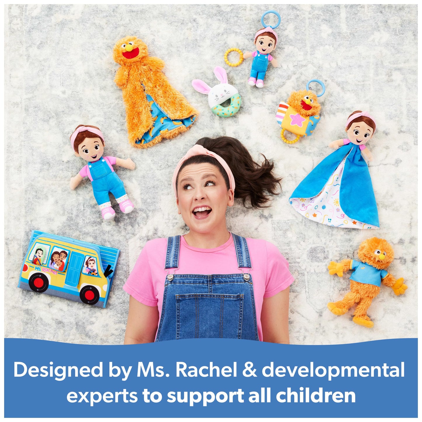 Ms. Rachel Official Speak & Sing Doll, 16” Tall Interactive Toy with 4 Songs & 16+ Phrases, Toddler Toys for Girls & Boys Ages 6 Months to 3+ Years. Ms. Rachel