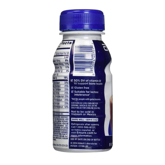 Ensure Chocolate Nutritional Suplement 6 Units / 237 mL / 8 oz -169019 ebuystt