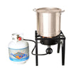 Bernzomatic 20 lb Steel Propane Cylinder/Tank With Gauge Empty Bernzomatic steel propane cylinder/tank is ideal for a range of residential, commercial and industrial uses including grilling, cooking and heating-703774