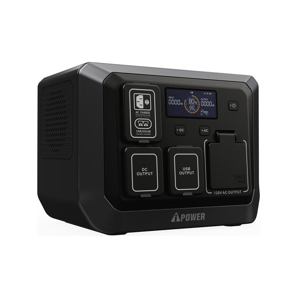 AiPower Portable Power Station with Fast Charging 1 200 W -510179 ebuystt