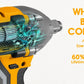 WORKSITE Brushless Cordless Impact Wrench 1/2 Inch 20V High Torque 4.0Ah Battery 280 ft-lbs(380 Nm) Impact Gun Tools No.CIW336 Worksite Power Tools