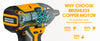 WORKSITE Brushless Cordless Impact Wrench 1/2 Inch 20V High Torque 4.0Ah Battery 280 ft-lbs(380 Nm) Impact Gun Tools No.CIW336