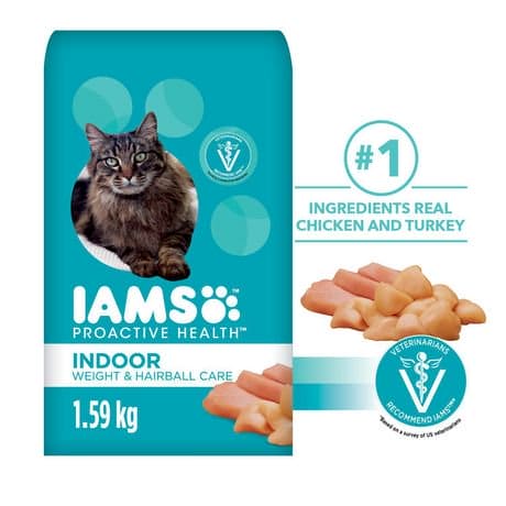 IAMS DRY CAT FOOD WITH CHICKEN & TURKEY HEALTHY ADULT 1.59KG - ICFWCNTHA Pie's Variety Store