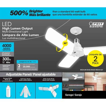 Feit Electric LED Garage Light for Indoors 2 Units-449671