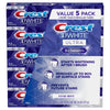 Crest Toothpaste 3D White Advanced Whitening 5 Units / 147 g / 5.2 oz-454229