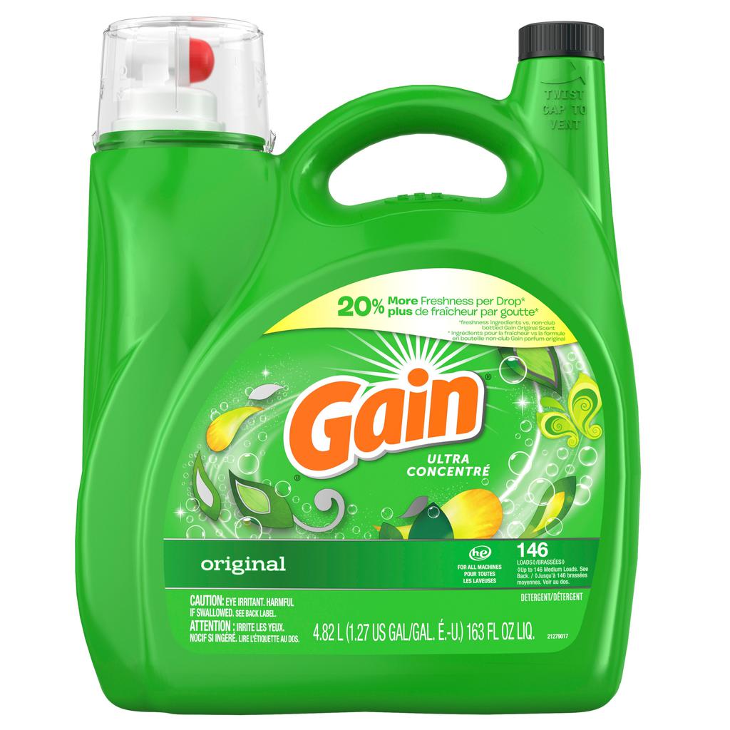 Gain Liquid Laundry Detergent 4.82 L / 163 oz - 494327 ebuystt
