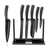 Cuisinart Classic Knife Set with Nonstick Blades and Acrylic Stand 7 Pieces. The nonstick edges of each knife make them easy to use, preventing food from sticking to the blade-488895