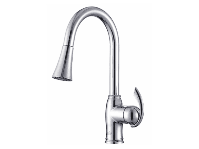 Aquarius Brushed Nickel PVD Single Handle Pull-down Kitchen Faucet - F0504501101 MEGA