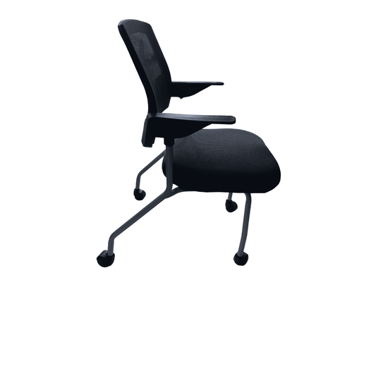 Ergonomic Office Chair, Comfy Computer Desk Chair, Mesh Back Home Office Chair with Padded seat, Adjustable Lumbar Support, Flip-up Arms, Swivel Wheels, Work Task Chair for Long Hours- ASL-2103-325 ebuystt