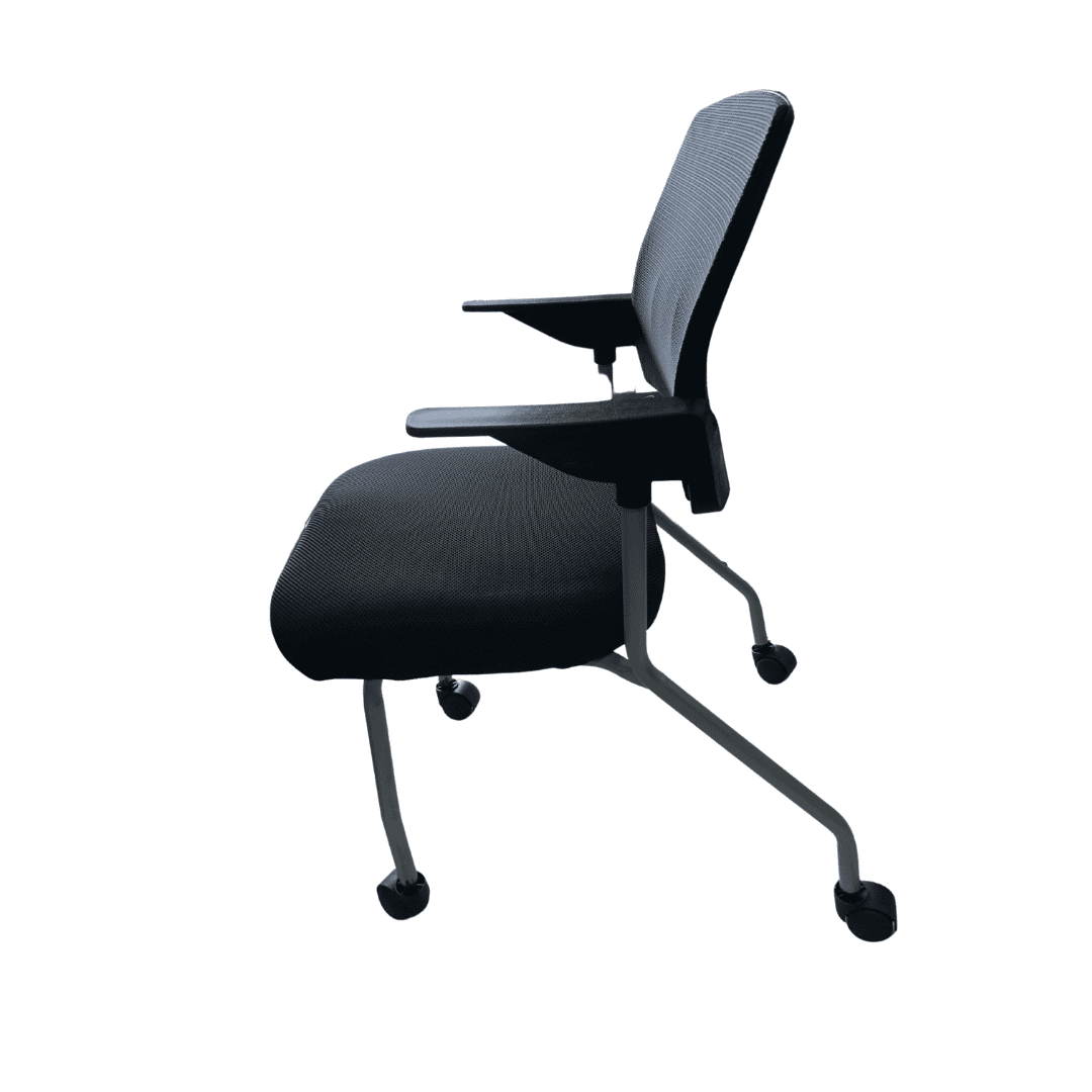 Ergonomic Office Chair, Comfy Computer Desk Chair, Mesh Back Home Office Chair with Padded seat, Adjustable Lumbar Support, Flip-up Arms, Swivel Wheels, Work Task Chair for Long Hours- ASL-2103-325 ebuystt
